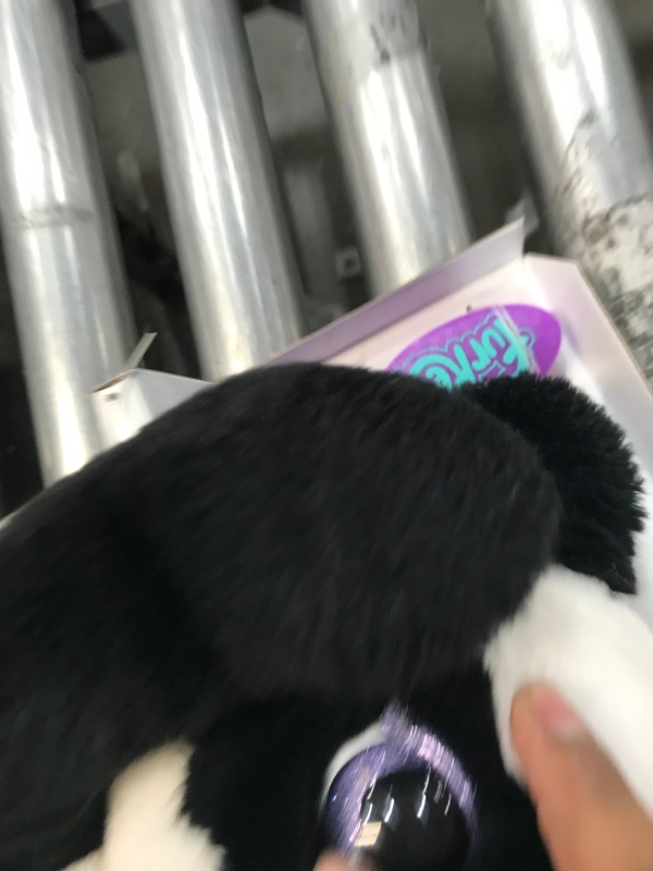 Photo 2 of **MISSING BATTERY COVER**  furReal Plum, The Curious Panda Cub Interactive Plush Toy, Ages 4 and Up [Amazon Exclusive] - Amazon Exclusive - 8.5 x 12.5 x 15.5 inches