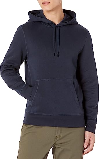 Photo 1 of Amazon Essentials Men's Hooded Fleece Sweatshirt
Color: Navy
Size :Small