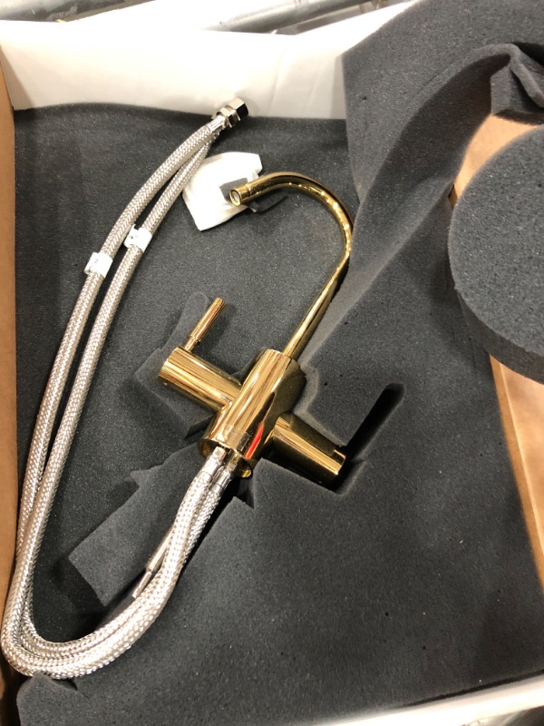 Photo 2 of ***MISSING PARTS***NEWPORT BRASS 106H/04 HOT-WATER-ONLY-DISPENSERS, SATIN BRASS (PVD)
