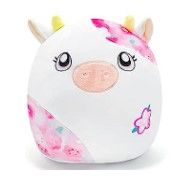 Photo 1 of Spluhosos® 13-inches Elea The Pink Cow Plush - 100% Polyester Plushies Pillow + Embroidered Stitching - Skin-Friendly Squishy and Ultrasoft Stuffed Animal Plush Toy Collection