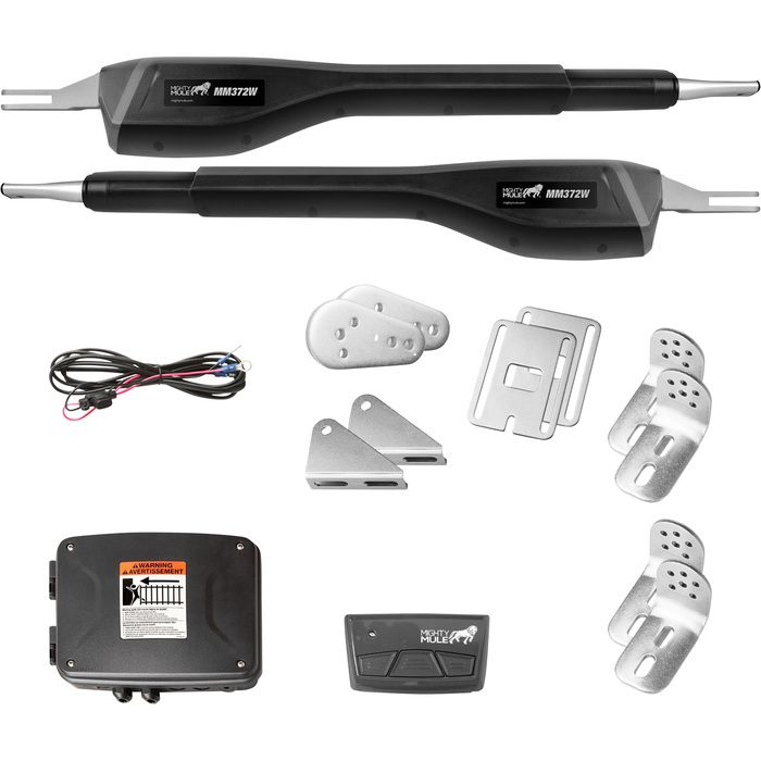 Photo 1 of *SEE NOTES/FOR PARTS ONLY* Mighty Mule 12 V Wireless AC/Battery Powered Smart Gate Opener Kit
