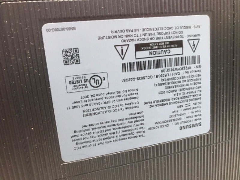 Photo 3 of MINOR SCRATCHED SCREEN DOES NOT AFFECT PIXELS**SAMSUNG 32-Inch Class QLED 4K The Frame LS03C Series, Quantum HDR, Art Mode, Anti-Reflection Matte Display, Slim Fit Wall Mount Included, Smart TV w/Alexa Built-in (QN32LS03CB, Latest Model) 32-Inch TV Only