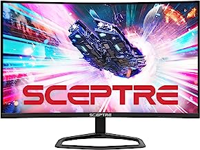 Photo 1 of Sceptre 27-inch Curved Gaming Monitor up to 240Hz DisplayPort HDMI 1ms 99% sRGB Build-in Speakers, R1500 Machine Black 2023 (C275B-FWT240)
