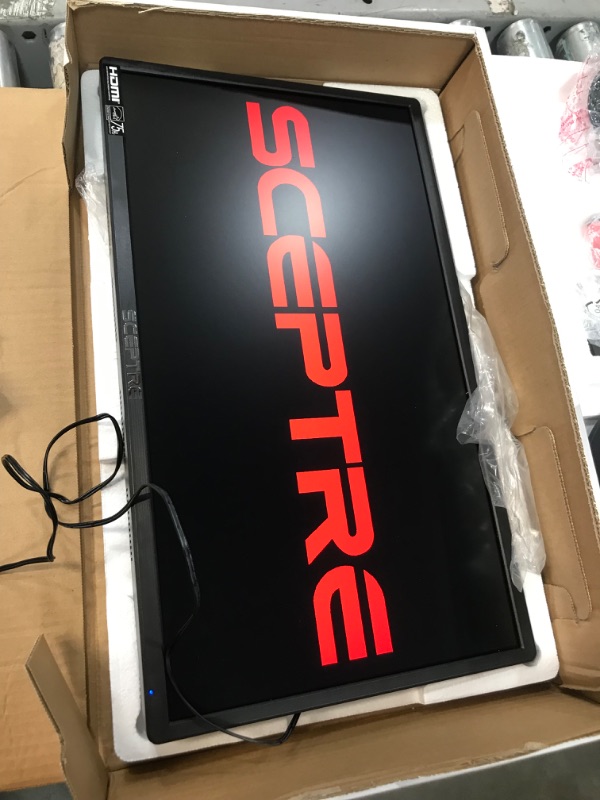 Photo 3 of Sceptre 22 inch 75Hz 1080P LED Monitor 99% sRGB HDMI X2 VGA Build-in Speakers, Machine Black & 20" 1600x900 75Hz Ultra Thin LED Monitor 2X HDMI VGA Built-in Speakers
