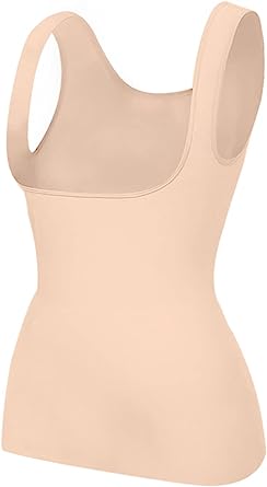 Photo 1 of EUYZOU Women's Underbust Shapewear Tank Tops - Seamless Tummy Control Compression Camisole Tops Slimming Tank
