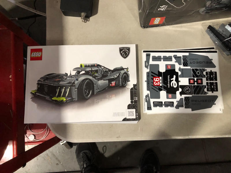 Photo 4 of ***PREVIOUSLY OPENED - SEE NOTES*** LEGO Technic Peugeot 9X8 24H Le Mans Hybrid Hypercar 42156