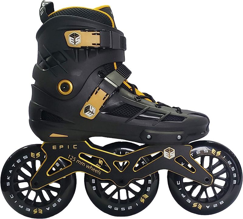 Photo 1 of Epic Skates 125mm Engage 3-Wheel Inline Speed Skates Size 11