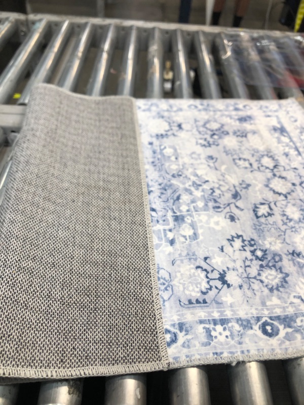 Photo 1 of 35''x24'' Light Blue Area Rug