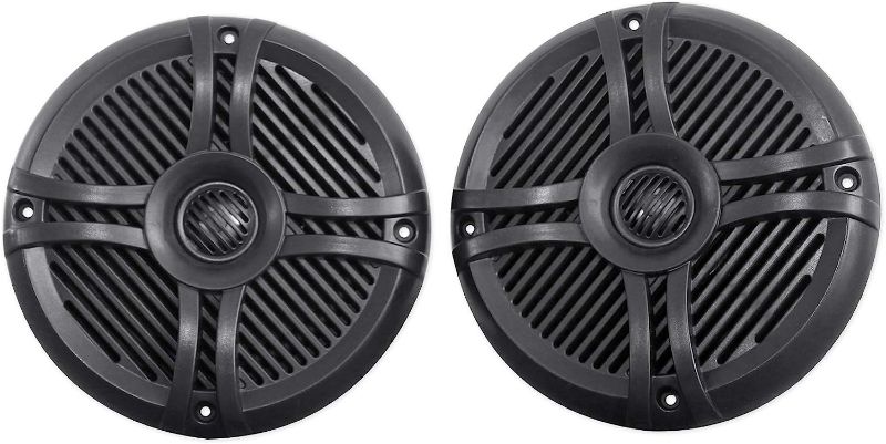 Photo 1 of Pair Rockville RMSTS65B 6.5" 800w Waterproof Marine Boat Speakers 2-Way Black
