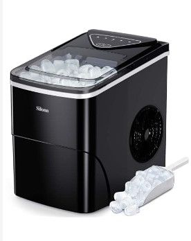 Photo 1 of Silonn Ice Makers Countertop 9 Bullet Ice Cubes 