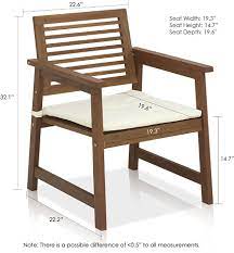 Photo 1 of *SEE NOTES* Furinno FG161249 Tioman Hardwood Outdoor Armchair with Cushion, Natural
