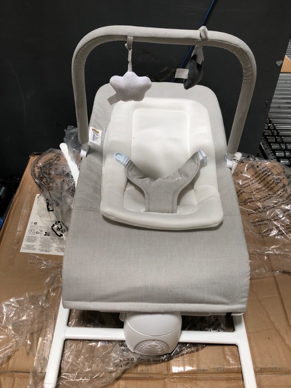 Photo 1 of 
Baby Delight Alpine Wave Deluxe Portable Bouncer | Automated Motion Baby Bouncer | Infants 0 – 6 Months | Driftwood Grey