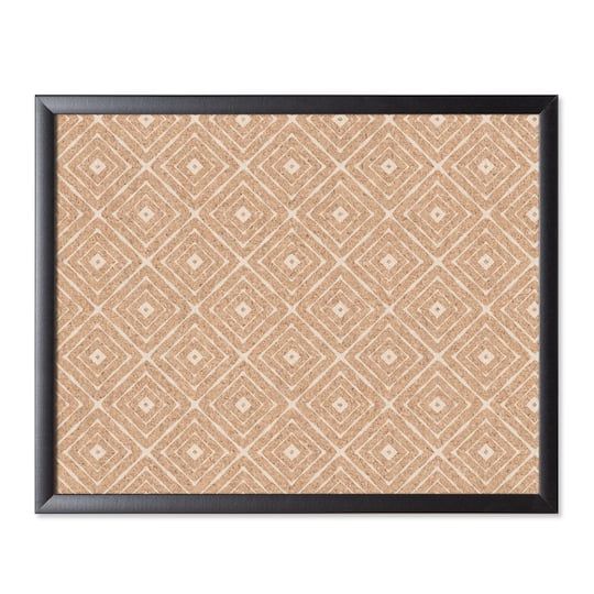 Photo 1 of U Brands Fashion Cork Bulletin Board in Black | Michaels
