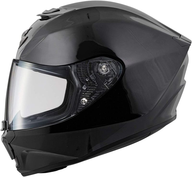 Photo 1 of szie m-ScorpionEXO R420 Full Face Polycarbonate Street Motorcycle Helmet Bluetooth Ready Speaker Pockets DOT SNELL Approved Adult
