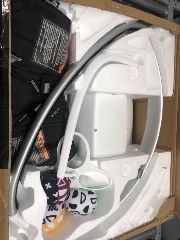 Photo 1 of 4moms MamaRoo Multi-Motion Baby Swing, Bluetooth Baby Swing with 5 Unique Motions, Grey