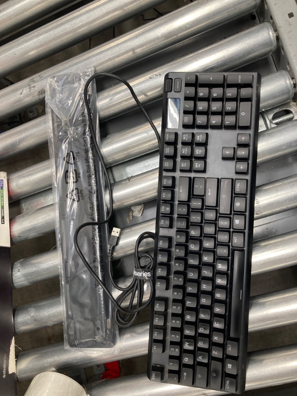 Photo 1 of SteelSeries Apex Pro Mechanical Gaming Keyboard – Adjustable Actuation Switches – World’s Fastest Mechanical Keyboard – OLED Smart Display – RGB Backlit Apex Pro Wired