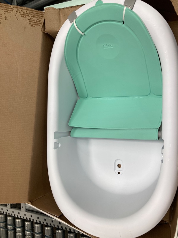 Photo 1 of 4-in-1 Grow-with-Me Bath Tub by Frida Baby Transforms Infant Bathtub to Toddler Bath Seat with Backrest for Assisted Sitting in Tub