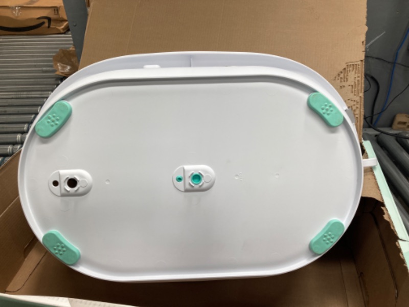 Photo 3 of 4-in-1 Grow-with-Me Bath Tub by Frida Baby Transforms Infant Bathtub to Toddler Bath Seat with Backrest for Assisted Sitting in Tub