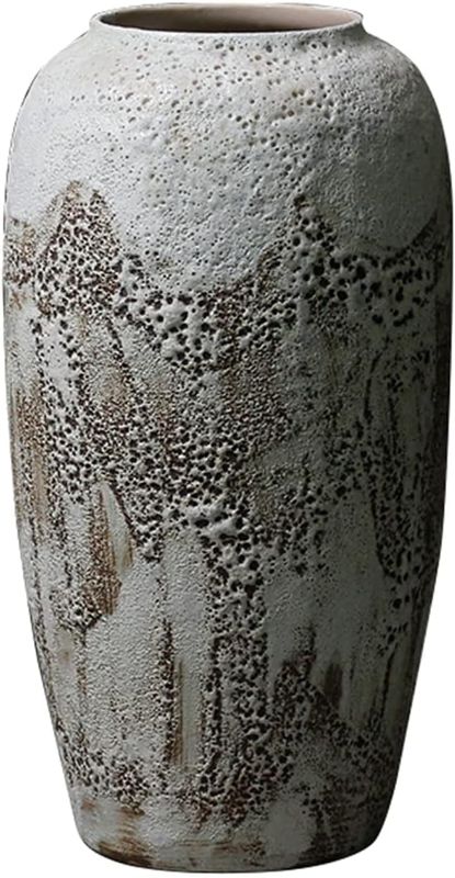 Photo 1 of  Sculpture Vase Vintage Vase Small Ceramic Vase Interior Decoration Vase Large Floor Vase Hotel Entrance Flower Vase Crafts 