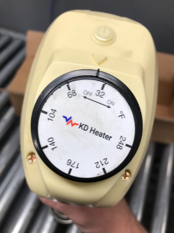 Photo 4 of KD 1500W Immersion Bucket Water Heater, Auto Shutoff, Overheating Prevention, Auto Water Level Senor, Adjustable Thermostat, Easy-to-Use (White / 1500 WATT)