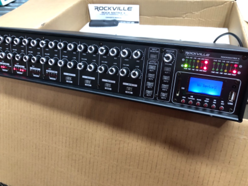 Photo 6 of Rockville Rock 4 Zone 70 Volt Commercial Amplifier+Matrix Source Routing (Rock Matrix 4)
