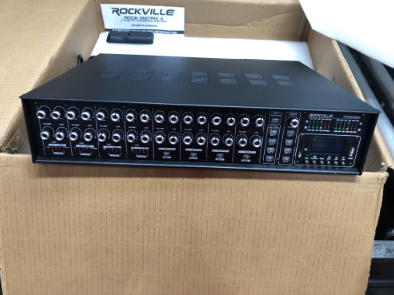 Photo 5 of Rockville Rock 4 Zone 70 Volt Commercial Amplifier+Matrix Source Routing (Rock Matrix 4)
