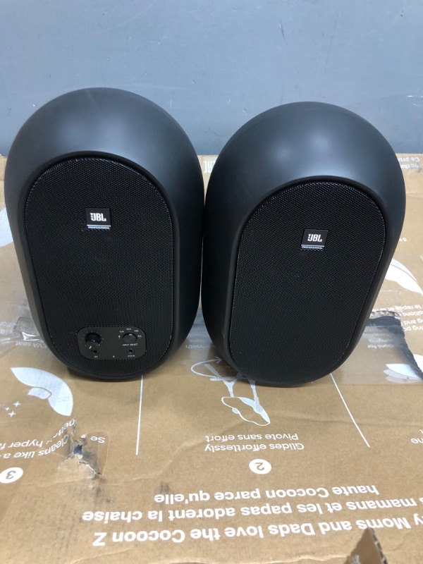 Photo 3 of JBL Professional 1 Series 104-BT Compact Desktop Reference Monitors with Bluetooth, Black, Sold as Pair 4.5-inch Speaker Pair