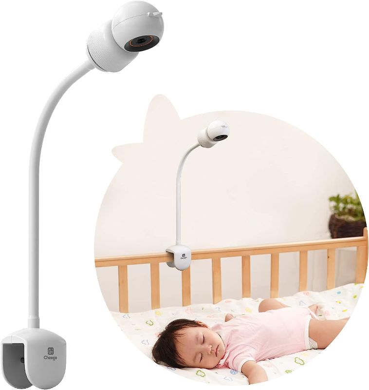 Photo 1 of Cheego Clip-on Replacement for Orange Smart Baby Monitor-White Indoor use (Camera not Included)
