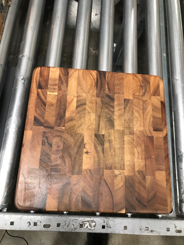 Photo 1 of 14IN X 14IN WOODEN CUTTING BOARD 