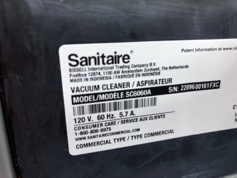 Photo 3 of Sanitaire Restore Portable Spot Carpet Extractor, SC6060A