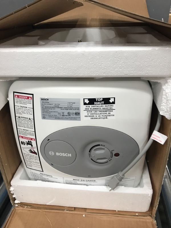 Photo 2 of **PARTS ONLY** Bosch Electric Mini-Tank Water Heater Tronic 3000 T 4-Gallon (ES4)