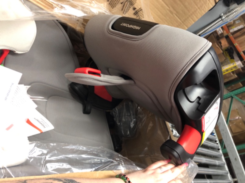 Photo 2 of Britax Highpoint Backless Belt-Positioning Booster Seat, SafeWash Gray Ombre