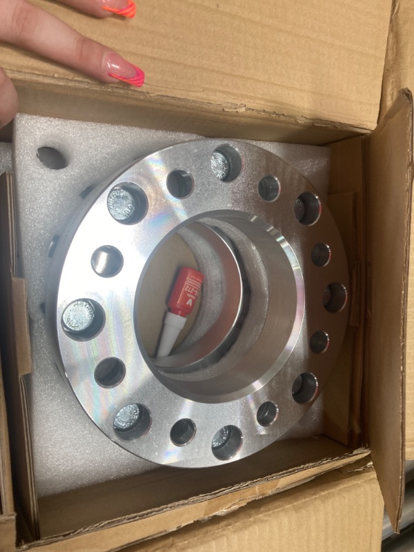 Photo 1 of 8x6.5 to 8x180 Wheel Spacers 1.5"(38mm) Bore 117mm with M14x1.5 Studs for Chevy Silverado 1500 HD 2500 HD 3500 HD Suburban Express Avalanche | GMC Sierra Savana Yukon, 4PCS 8x165.1-8x180 Wheel Adapter