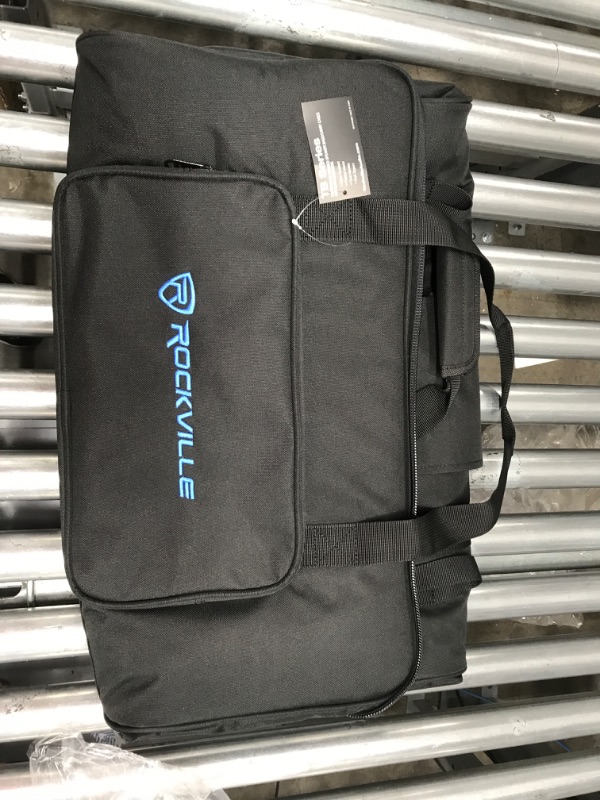 Photo 1 of Rockville TB12 Padded Speaker Bag Carry Case for 12" DJ PA Speakers+Stand 12 - Inches