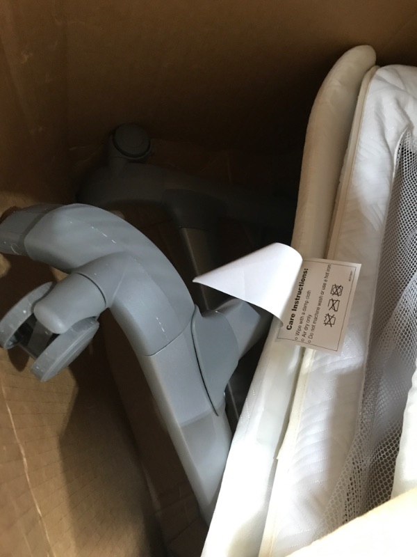 Photo 1 of Baby Bassinet Bedside Sleeper, 3-in-1 Easy Folding Portable Crib for Baby with Wheels