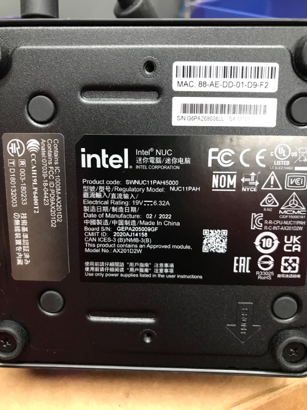 Photo 4 of Intel NUC 11 with Newest 11th Gen Quad-Core - 16GB DDR4 RAM & 512GB SSD - Save Space Mini PC Thunderbolt 3, Bluetooth, Wi-Fi and Cooling Fan for Entertainment and Business - Windows 10 pro
