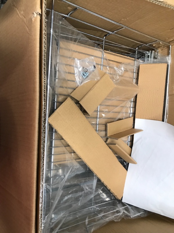 Photo 3 of  Pull Out Cabinet Drawer Organizer, Heavy Duty-with Limited Lifetime Warranty- Slide Out Shelves, -14”W x 21”D - Requires At Least a 15-1/4” Cabinet Opening, Steel Metal, Chrome Finish
