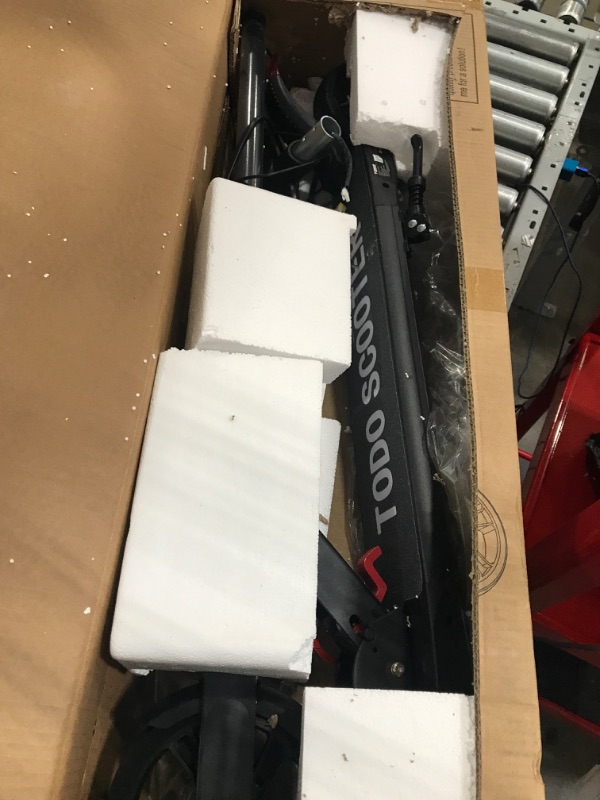 Photo 1 of **PARTS ONLY**
TODO Electric Scooter for Adults or Teenagers, EBS and Rear Disk Brake, Max Speed 15MPH,3 Speed Modes