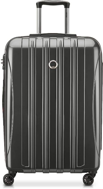 Photo 1 of DELSEY Paris Helium Aero Hardside Expandable Luggage with Spinner Wheels, Brushed Charcoal