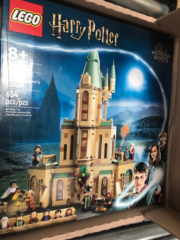 Photo 2 of LEGO Harry Potter Hogwarts: Dumbledore’s Office 76402 Building Toy Set for Kids, Girls, and Boys Ages 8+; Features Hermione, Dumbledore, Snape, Filch and Madam Pince (654 Pieces) FrustrationFree Packaging