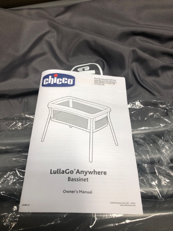 Photo 4 of Chicco LullaGo Anywhere Portable Bassinet - Grey Star | Grey LullaGo Anywhere Grey Star