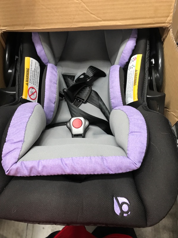 Photo 3 of Baby Trend Secure Snap Tech 35 Infant Car Seat, Lavender Ice 16.5x16.25x28.5 Inch (Pack of 1)