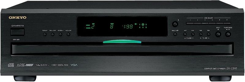 Photo 1 of **PARTS ONLY**
Onkyo DX-C390-B 6-Disc CD Carousel Changer - Black