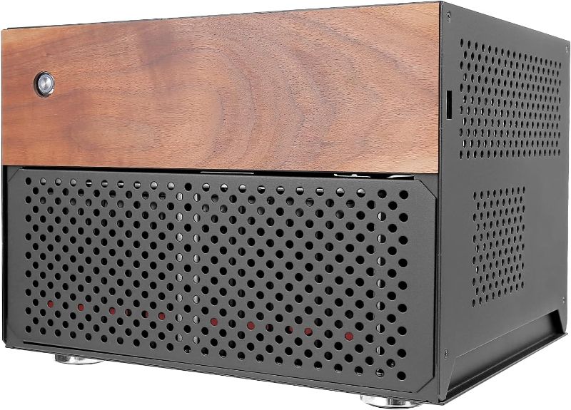 Photo 1 of AUDHEID 8-Bay NAS Chassis[2023 New], Computer Network Attached Storage, Support 8 * 3.5" HDD+2 * 2.5" SSD Tray, Compatible MATX/uATX/ITX, Personal Private Cloud(Diskless) (Black)
