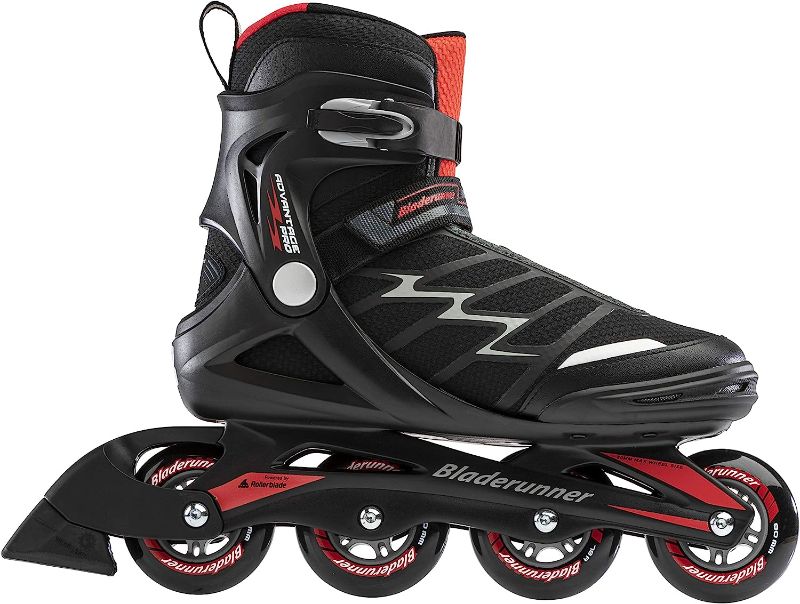 Photo 1 of **MINOR TEAR & WEAR**Bladerunner by Rollerblade Advantage Pro XT Men's Adult Fitness Inline Skate, Black and Red, Inline Skates
