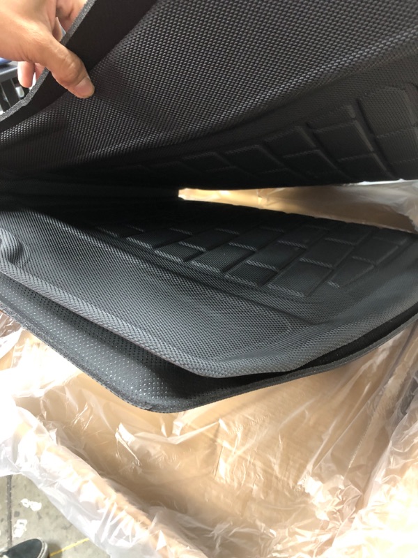 Photo 3 of BASENOR Tesla Model 3 3D Cargo Liner Rear Trunk Mat All-Weather Mat 2016-2023