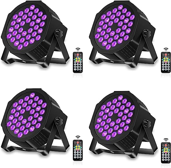 Photo 1 of Black Lights U`King 72W UV LED Blacklight Uplights Par Lights Stage Lights by DMX 