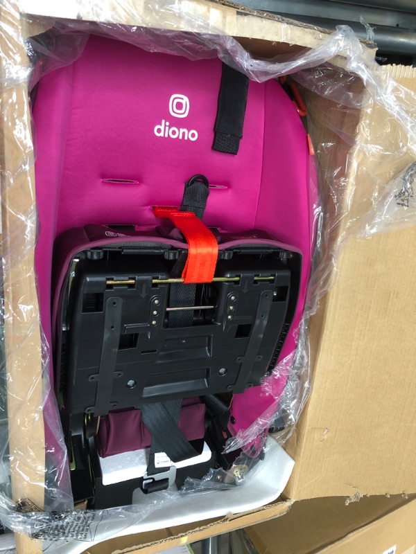 Photo 2 of Diono Radian 3R, 3-in-1 Convertible Car Seat, Rear Facing & Forward Facing, 10 Years 1 Car Seat, Slim Fit 3 Across, Pink Blossom Radian 3R Fits 3 Across Pink Blossom