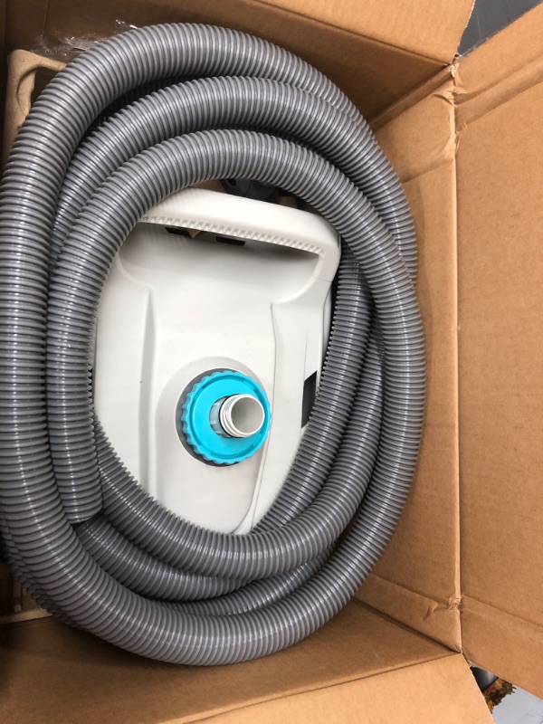 Photo 2 of (PARTS ONLY)INTEX 28006E ZX100 Auto Pool Cleaner | Includes 1-1/4 inch Converter and 21 Foot Tangle Free Hose