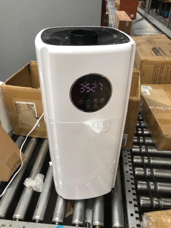 Photo 4 of **USED, UNABLE TO TEST FULLY**  Merchant Dual-Purpose Humidifier,Ultrasonic Humidifier with 21 Litre Large Water Tank Capacity, Auto Shut-Off, Automatic Mist Level Control and Timer
